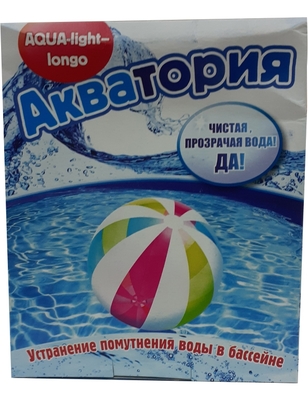 «AQUA-light - longo» средство для очистки воды в бассейнах 500 г
