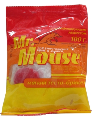 mr. Mouse тесто-брикет с мумифицирующим эффектом 100 г.