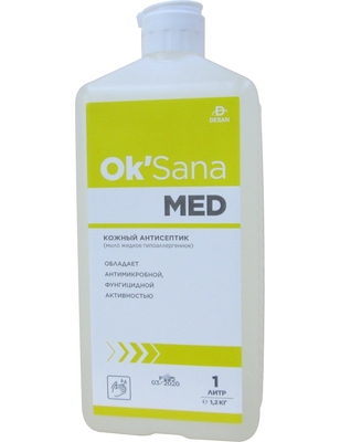 Ok`Sana MED гипоаллергенное жидкое мыло 1 л.