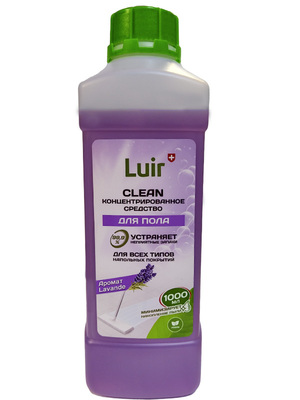 Универсальное моющее средство «Luir Clean для пола» с ароматом лаванды 1 л. 