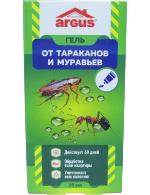 Argus гель от тараканов 75 мл.