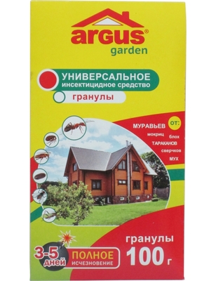 Argus garden гранулы от муравьев 100 г.