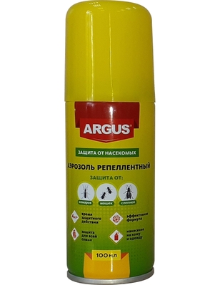 Argus защита от насекомых репеллент от комаров и мошки 100 мл